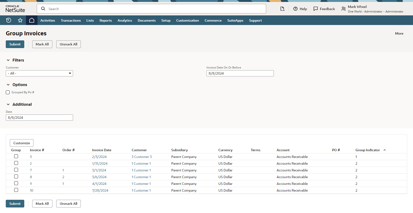 Invoice your customers as usual, from NetSuite.