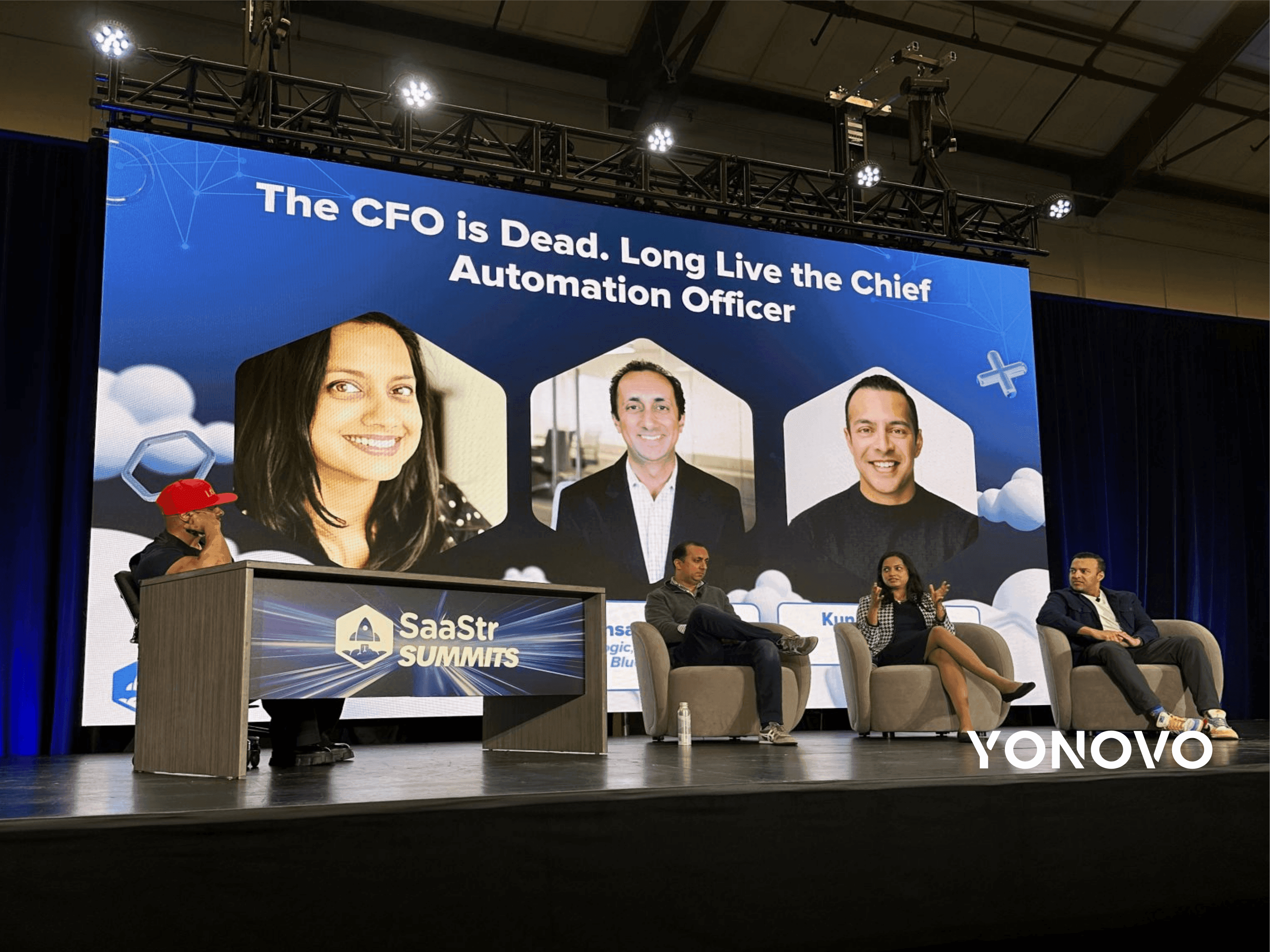 SaaStr CFO Summit stage